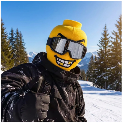 MaskVerse funny balaclava on the slopes