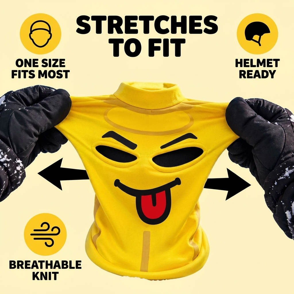 High-stretch knit, one size fits most